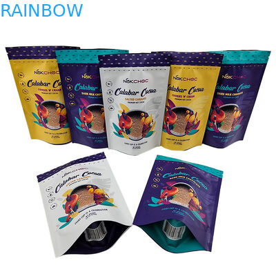 Ayakta Atıştırmalık Yiyecek Plastik Poşet Fermuarlı Mylar Poşet Ambalaj Şeker Kurabiye