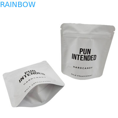 3.5g Stand Up Fermuarlı Kese Mylar Çantalar Çocuk Korumalı Fermuarlı Hologram Alüminyum