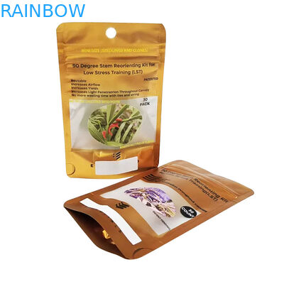 3.5g Stand Up Fermuarlı Kese Mylar Çantalar Çocuk Korumalı Fermuarlı Hologram Alüminyum