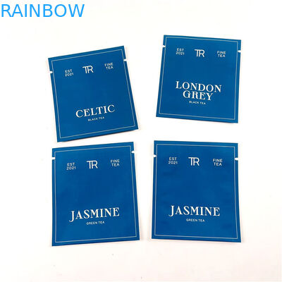 Siyah Yeşil Çay Isı Yalıtımlı Torbalar İçin 500Ppcs Ambalaj Baskı Mylar Çantalar