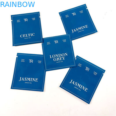 Siyah Yeşil Çay Isı Yalıtımlı Torbalar İçin 500Ppcs Ambalaj Baskı Mylar Çantalar