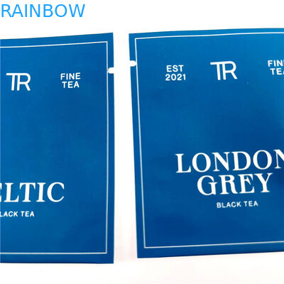 Siyah Yeşil Çay Isı Yalıtımlı Torbalar İçin 500Ppcs Ambalaj Baskı Mylar Çantalar