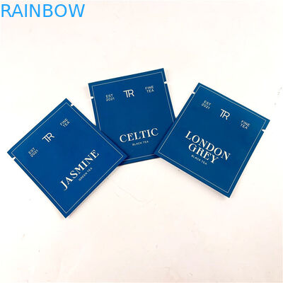 Siyah Yeşil Çay Isı Yalıtımlı Torbalar İçin 500Ppcs Ambalaj Baskı Mylar Çantalar