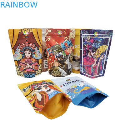 Fermuarlı Yenilebilir 250g Kahve Bar Sarıcı Açılıp Kapanabilir Ayakta Kese ile Gıda Ambalajı