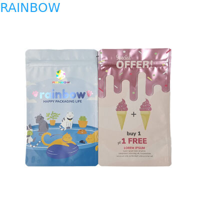 Gıda Sınıfı Ambalaj Özel Mat Alüminyum Folyo Yenilebilir Mylar Snack Zip Kilit Torbaları