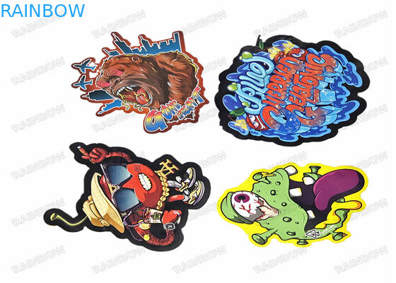 Kalıp Kesim Düzensiz 3.5g Snack Çanta Özel Şekilli Gıda Plastik Kilitli Ambalaj Mylar Çantalar