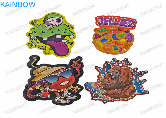 Kalıp Kesim Düzensiz 3.5g Snack Çanta Özel Şekilli Gıda Plastik Kilitli Ambalaj Mylar Çantalar