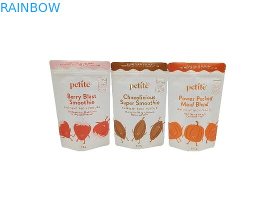 Biyobozunur Kraft Kağıt Stand Up Çantalar Gıda Ambalaj Torbaları