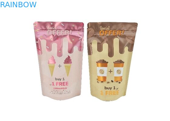 Özel Stand Up Kahve Çantası Koku Korumalı Alüminyum Folyo Kilitli Çanta