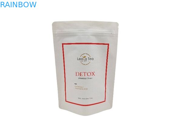 Çay Alüminyum Folyo Stand Up Çanta Koku Geçirmez Alüminyum Folyo Kilitli Kese