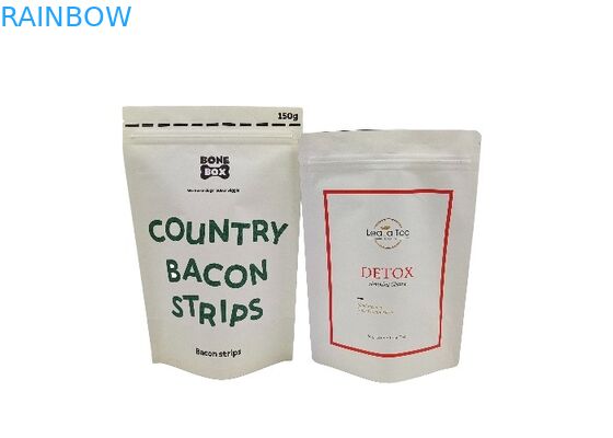 Çay Alüminyum Folyo Stand Up Çanta Koku Geçirmez Alüminyum Folyo Kilitli Kese