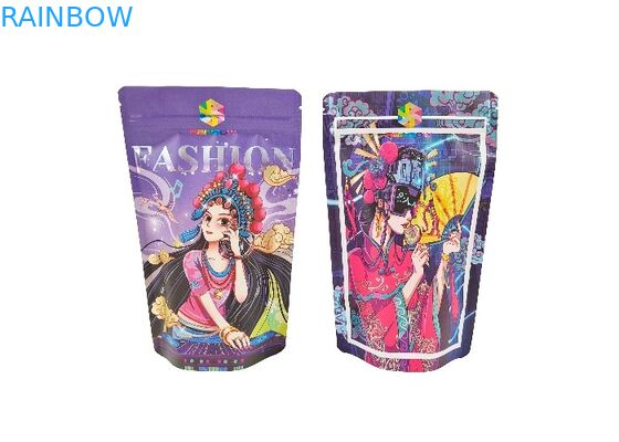 Gıda Fıstık Şekeri Fındık Tatlı Depolama Açılıp Kapanabilir Kilitli Mylar Gıda Torbaları Stand Up