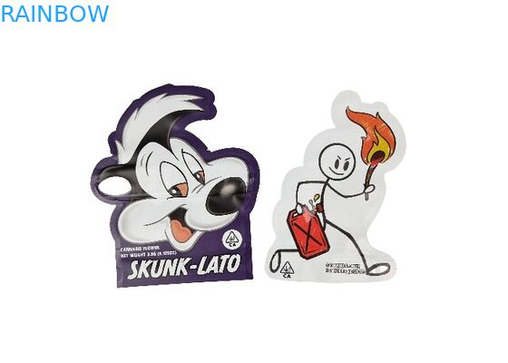 Özel Logo Spot UV Baskı Zip Kilit Mylar Kese Kalıp Kesim Çanta Gıda Ambalajı İçin Kendinden Isı Yalıtımı