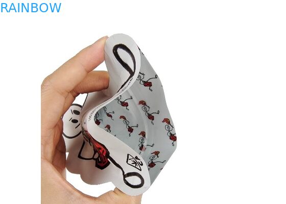 Özel Logo Spot UV Baskı Zip Kilit Mylar Kese Kalıp Kesim Çanta Gıda Ambalajı İçin Kendinden Isı Yalıtımı