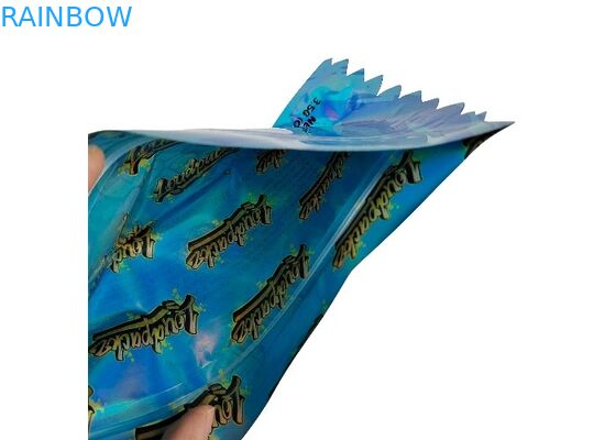 Özel Baskılı 3.5g 0.125oz Koku Geçirmez Kilitli Mylar Çantalar Özel Kalıp Kesim Düzensiz Şekil