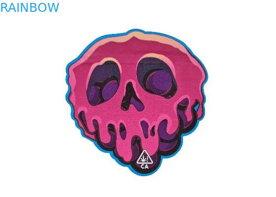 3.5g - 28g Hologram Alüminyum Folyo Mylar Çantalar Mat Kaplama Düzensiz Özel Şekilli