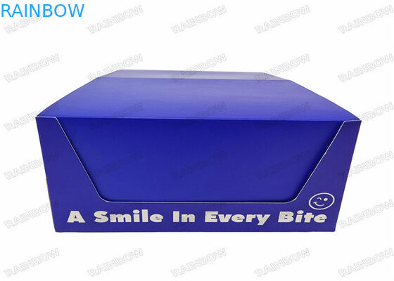 Çay Çikolata Perakende Ambalajı İçin Özel Sayaç Ekran Karton Ambalaj Kutuları