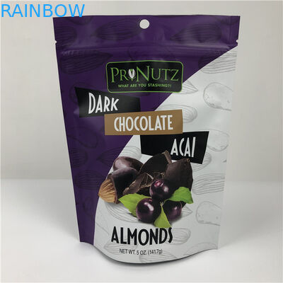 Toptan Satış Fiyat Özel Baskı Fermuar Kapama Kurutulmuş Gıda Paketleme Çantası Nemden Korunma Folyo Çantası