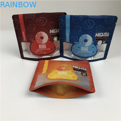 Profesyonel Servis Parlak/Mat Baskı Sonlandırma ile Dijital Baskılı Çantalar Sakızlı Yiyebilir Mylar Çantaları