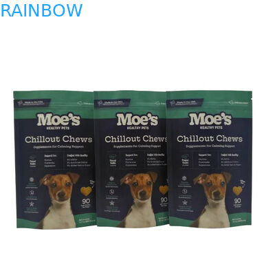 Evcil hayvanlar için yemek torbası Çiğneyebilir Yiyebilir Yiyecek kalıcı Kaşıntıya dayanıklı Gıda Paketleme torbaları