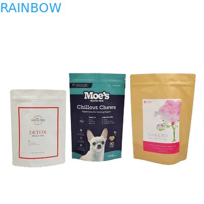 Toptan Alışveriş Özel Baskılı Biyobozulabilir Yüksek Kaliteli Kraft Kağıdı Geri Dönüştürülebilir Doypack Gıda Sınıfı Ziplock Plastik Torba