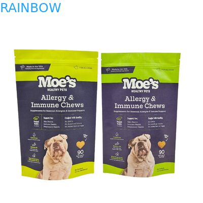 Özel Basılmış Ekolojik Dostu Yüksek Kalite Çantalar % 100 Biyo-Degradasyonlu Kraft Kağıdı Ayağa Çantalar Doypack Ziplock ile