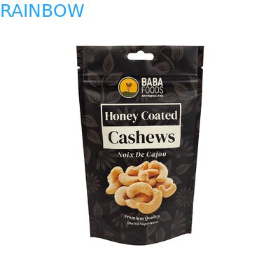 Çikolatalı çanta Stand Up Custom Pocket Alüminyum folyo fermuar Pocket Alüminyum folyo Frosted fermuar poşeti