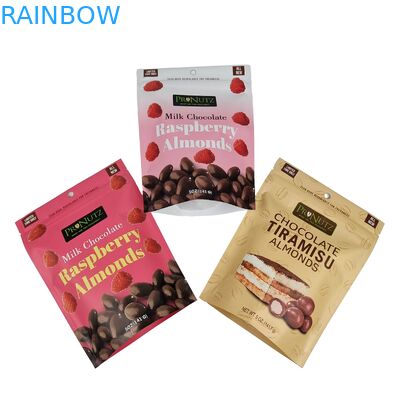 Kaju fındığı Gıda sınıfı fermuar torbası Alüminyum folyo plastik poşet fermuar Mylar torbası