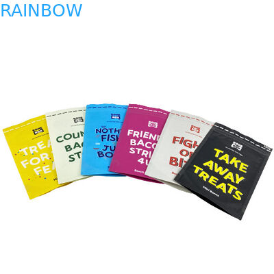 Gıda kalitesi Kraft Kağıt Çantaları Biyolojik olarak Bozulabilir Ziplock Stand Up Packaging