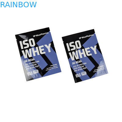 Üç taraflı mühürlenmiş folyo torbası ambalajı 10 gramlık takviyenizi saklayın Güç Örnek Paketleri