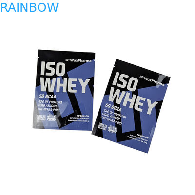 Üç taraflı mühürlenmiş folyo torbası ambalajı 10 gramlık takviyenizi saklayın Güç Örnek Paketleri