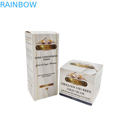 Özel Kağıt Karton Yüz Kremi Paketleme Kutusu Hediye Kutuları Deri Bakım Kozmetikler Kendi Logonuzla Kağıt Kutusu