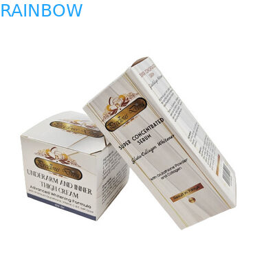 Özel Kağıt Karton Yüz Kremi Paketleme Kutusu Hediye Kutuları Deri Bakım Kozmetikler Kendi Logonuzla Kağıt Kutusu