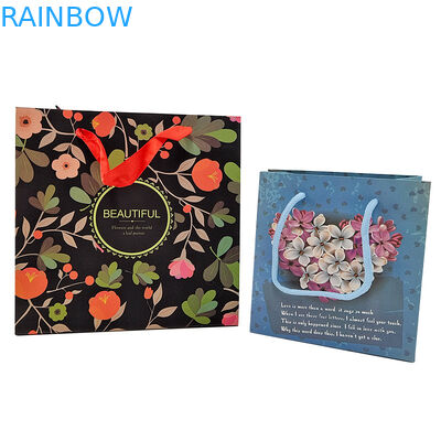 Özel Logo Yazdırma Tekrar Kullanılabilir Kraft Kağıt Paketleme Elli Kraft Kağıt Paketleme Hediye Çantası