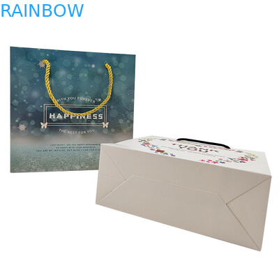 Özel alışveriş kağıt torbaları Logo basılı geri dönüştürülebilir biodegradable kahverengi düz ambalajlı Kraft kağıt torbası