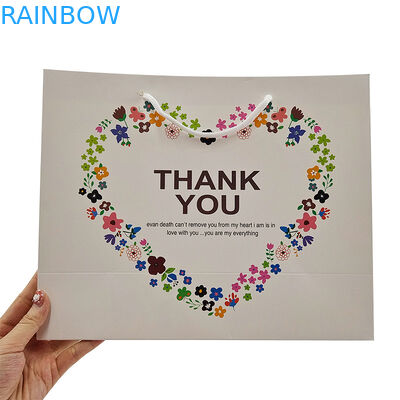 Kişiselleştirilmiş Kumaş Paketleme Sanat Kahverengi Kağıt Çanta Gıda Sınıfı Alışveriş Çantası