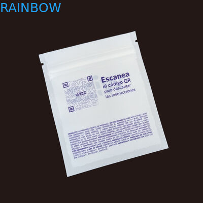Özel Baskı Aligners Çanta Açık Diş Paketleme Zip Kilitleme Sıcaklık Sileme Çantası Diş Beyazlama Temiz Mylar Çantaları Aligner için