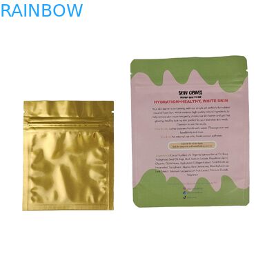 Parlak Finish Ön Pencere Şeker Çiçeği Ziplock Çantası İçin Mylar Torba Kokusu Kanıtlı Ayağa Çanta