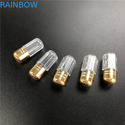 Sekizgen tarzı plastik tıbbi kap, erkek güçlendirme hapları için metal tüple.