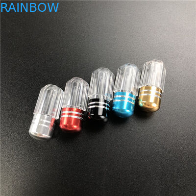 Sekizgen tarzı plastik tıbbi kap, erkek güçlendirme hapları için metal tüple.