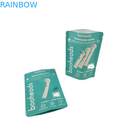 Biyo-degradasyonlu çanta vücut losyonu banyo tuz duş gel gıda ambalaj çantaları zip kilitli ayağa kalkan poşet