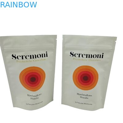 Toptan Satış Küçük Çuval Özel Boyut 10g 150g 300g Laminatlı Ayağa Kalk Çanta Kokusuz Foliya Çantası Fermuarlı