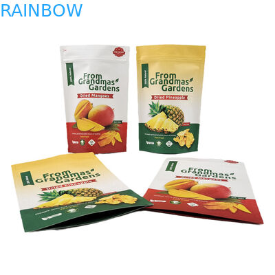 Yüksek Kaliteli Gıda Paketleme Çantası Ziplock Kraft Kağıt Kalk Çantası Gıda Sınıfı Yeniden Kapanabilir Mylar Çantaları