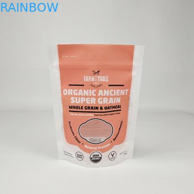 Özel Logo Gıda ambalajı Kokusuz Zip Kendini mühürle Stand Up Pockets Matt Finish Metal Effect Basılı Stand Up Zippe