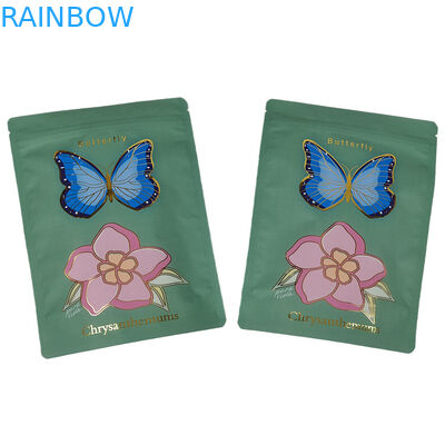 Fabrika tarafından tedarik edilen Yumuşak Dokunuşlu Mylar Torbası Spot UV ile baharat tozu için özel yeniden kapanan Mylar Torbaları