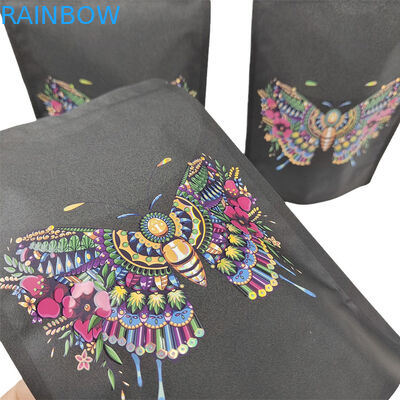 Özel Stand Up Pocket Biyodegradable Kraft Kağıt Pocket Hot Stamping Kokusu Kanıtlı Torbalar Logo ile