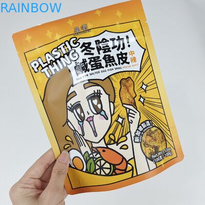 Özel Logo Yazdırılmış Yeniden Kapanabilir Ziplock Alüminyum Folyolar Mylar Yukarı Taşlar Yiyecek İçecek Şekerleme Paketleme Çantaları