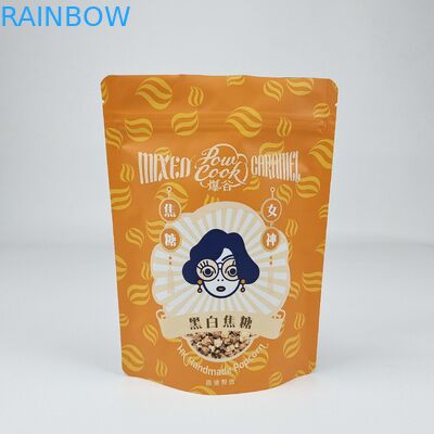 Yüksek Kaliteli Laminasyonlu Alüminyum Folyo Zip Lock Çanta Stand Up Pocket Matt Beyaz Folyo Çanta Ziplock Kahve Torbası