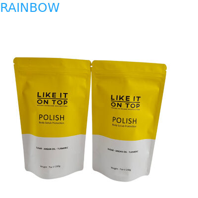 Toptan yapılmış yeniden kilitlenebilir plastik torbalar Gıda ambalajı ayağa kalkan poşet fermuar kilitli poşet