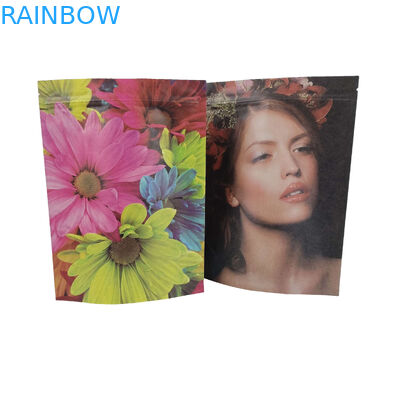 Özel Pla Gıda Paketleme Çantası Plastik Fermuar Kilitli Alüminyum Folyo Çantaları